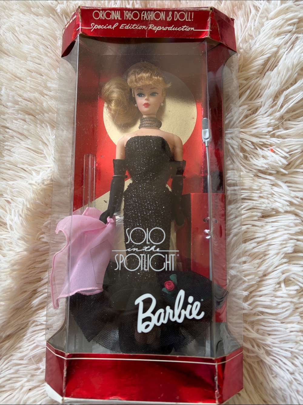 1994 Mattel "Solo in the Spotlight" 1960 reproduction Barbie doll in its origina